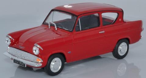 Oxford 1/43 Ford Anglia 105E Saloon Red